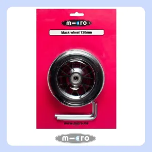 120mm Wheel incl Bearings - Black
