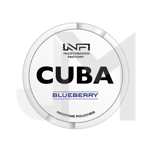16mg CUBA White Nicotine Pouches - 25 Pouches