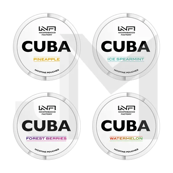 16mg CUBA White Nicotine Pouches - 25 Pouches