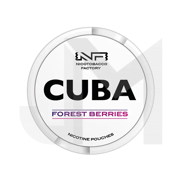 16mg CUBA White Nicotine Pouches - 25 Pouches