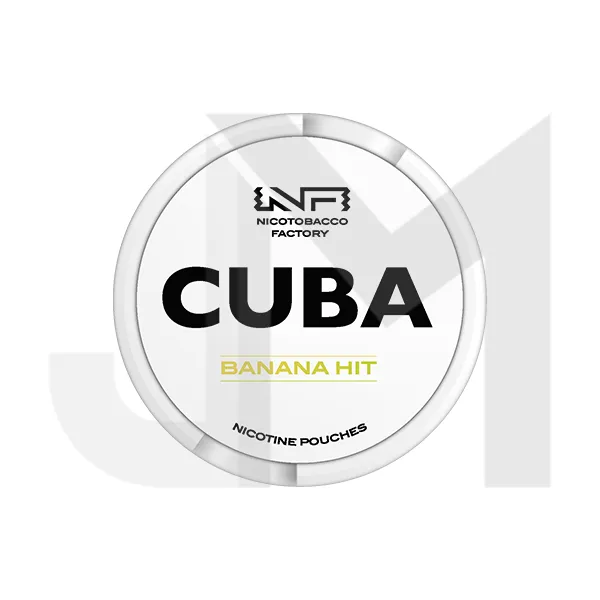 16mg CUBA White Nicotine Pouches - 25 Pouches