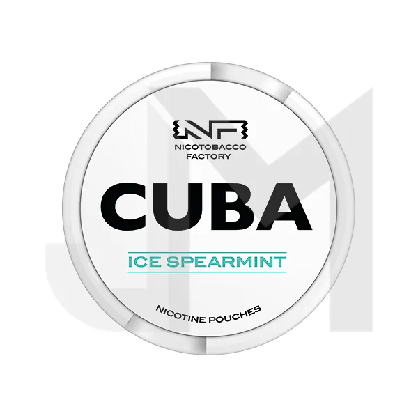 16mg CUBA White Nicotine Pouches - 25 Pouches