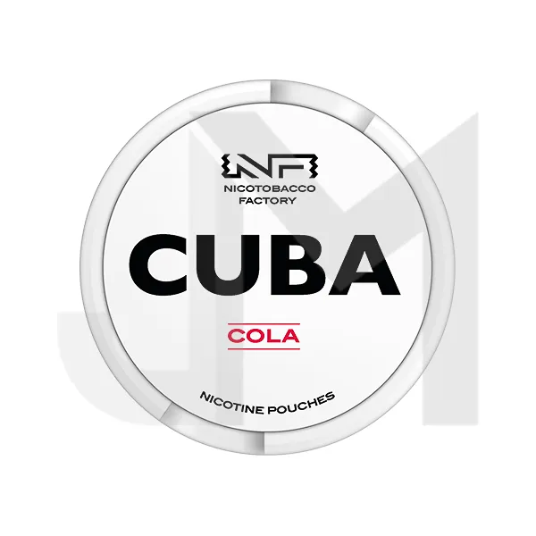 16mg CUBA White Nicotine Pouches - 25 Pouches