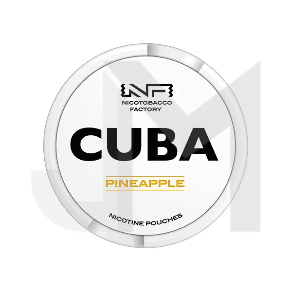 16mg CUBA White Nicotine Pouches - 25 Pouches