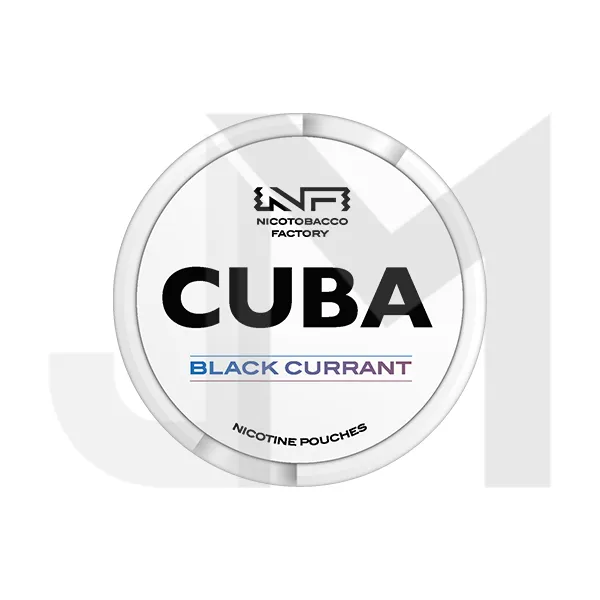16mg CUBA White Nicotine Pouches - 25 Pouches