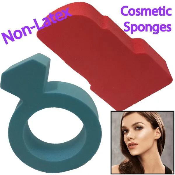 2-Piece Set Diva Duo Non-Latex Cosmetic Sponges