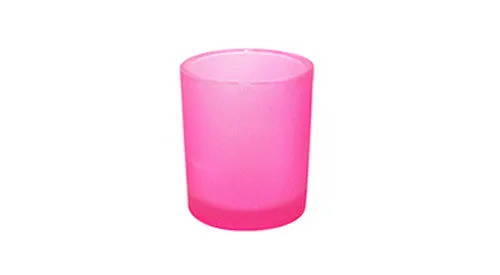 20 Pack Pink Frosted Glass Votive Tealight Candle Holders House Party Cenrepiece Xmas Wedding Decor Glass Candlestick Party Decorations Bridal Valentines Event