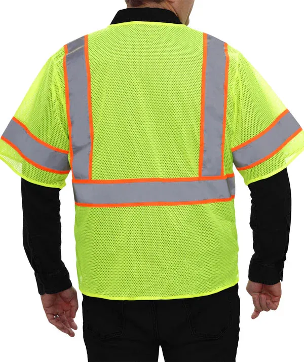 24-588 Economy Safety Vest w/ Contrasting Tape