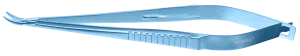 294R 8-100T Castroviejo Needle Holder, Standard Jaws, 11.00 mm Gripping Surface, Curved, with Lock, Length 140 mm, Titanium