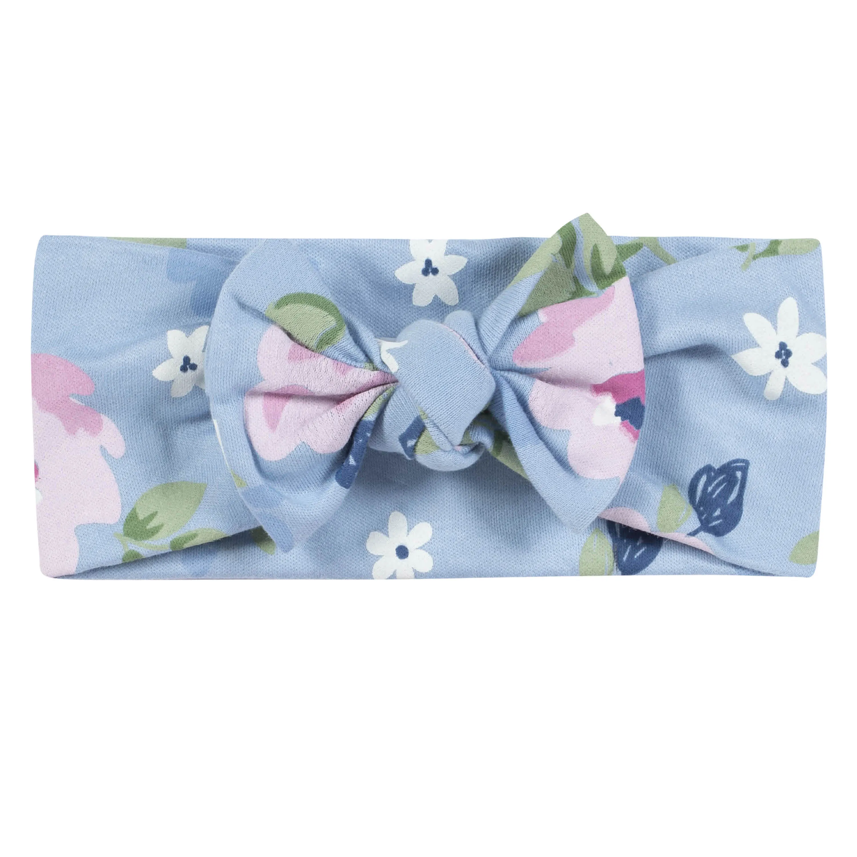 3-Piece Baby Girls Periwinkle Garden Onesies® Bodysuit, Diaper Cover & Headband Set