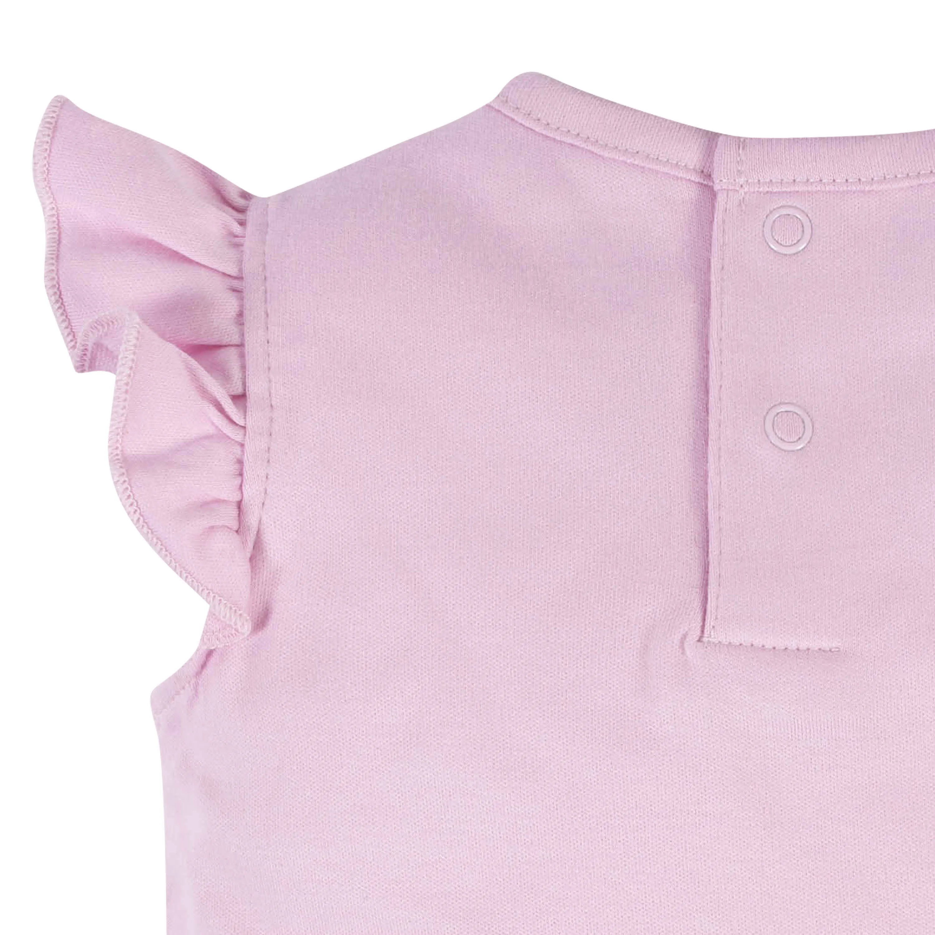 3-Piece Baby Girls Periwinkle Garden Onesies® Bodysuit, Diaper Cover & Headband Set