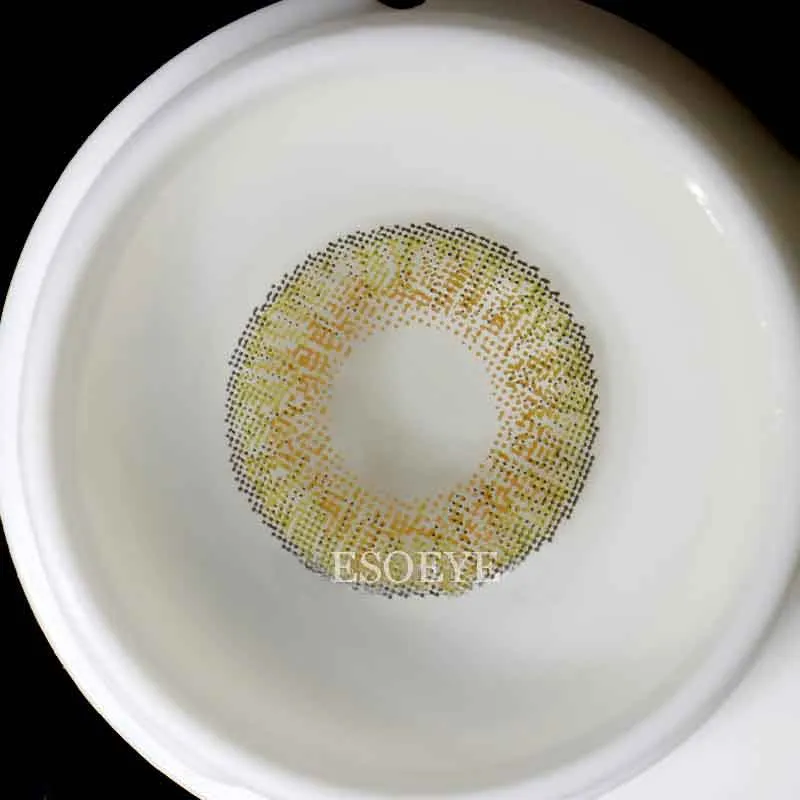3-Tone Pure Hazel Colored Contact Lenses Yearly