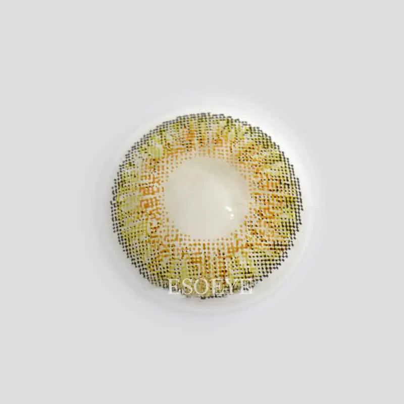 3-Tone Pure Hazel Colored Contact Lenses Yearly