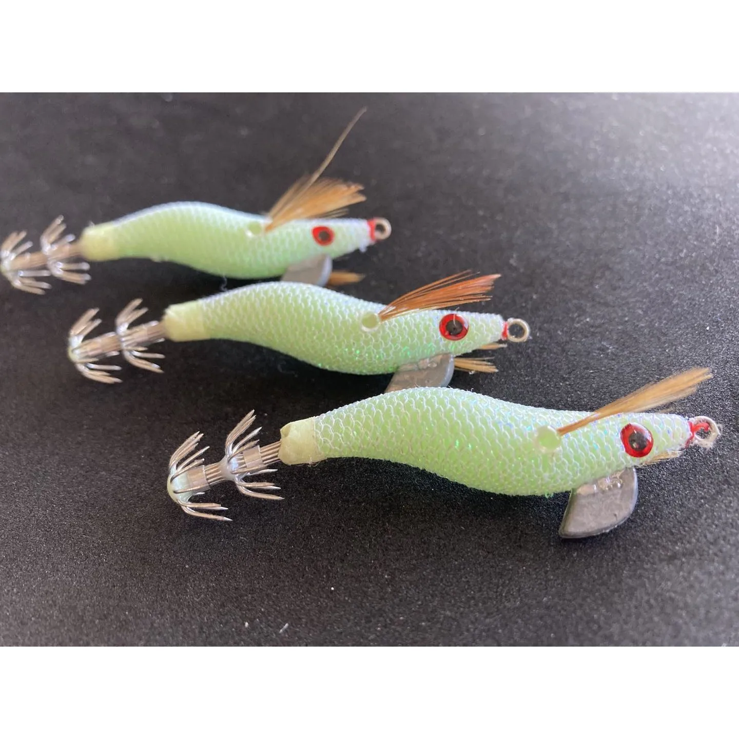 3 x Squid Jigs Fishing Tackle /170