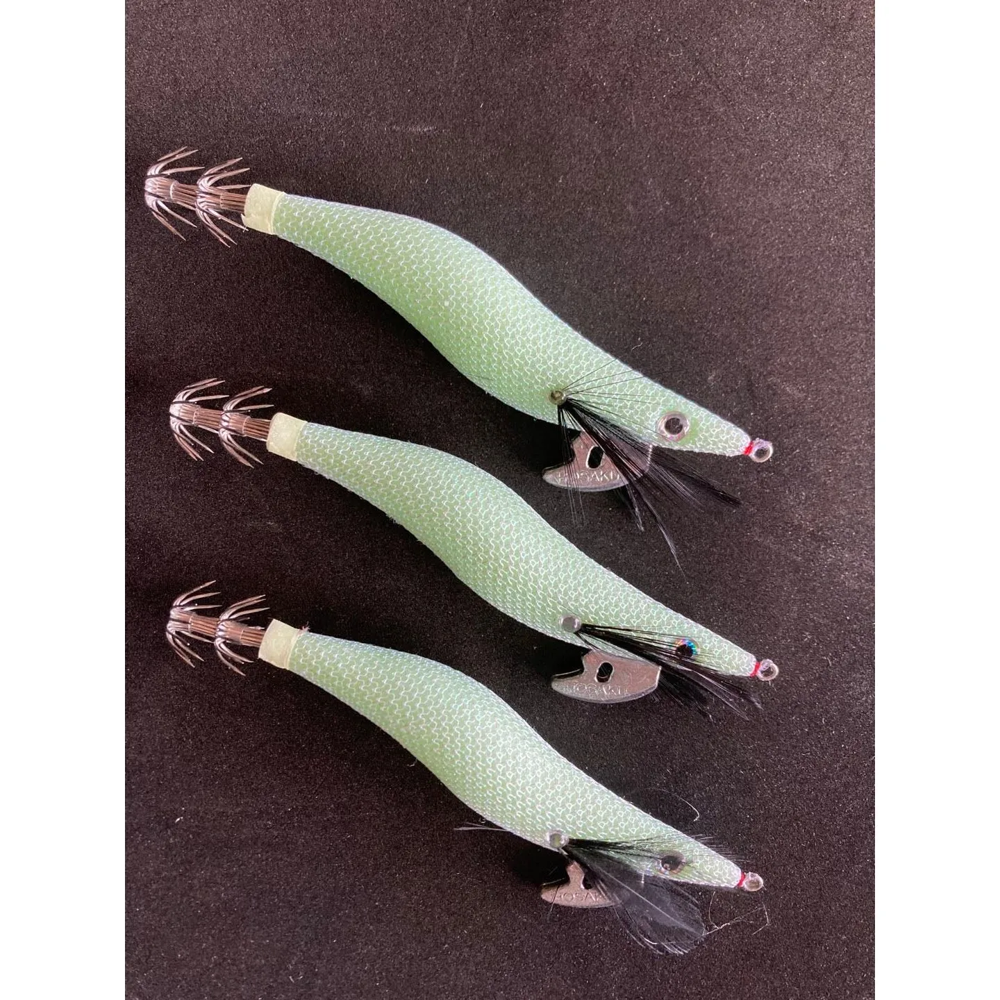 3 x Squid Jigs Fishing Tackle /170