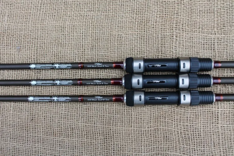3 x TFG Compact Carp Rods. 10'. Near Mint.
