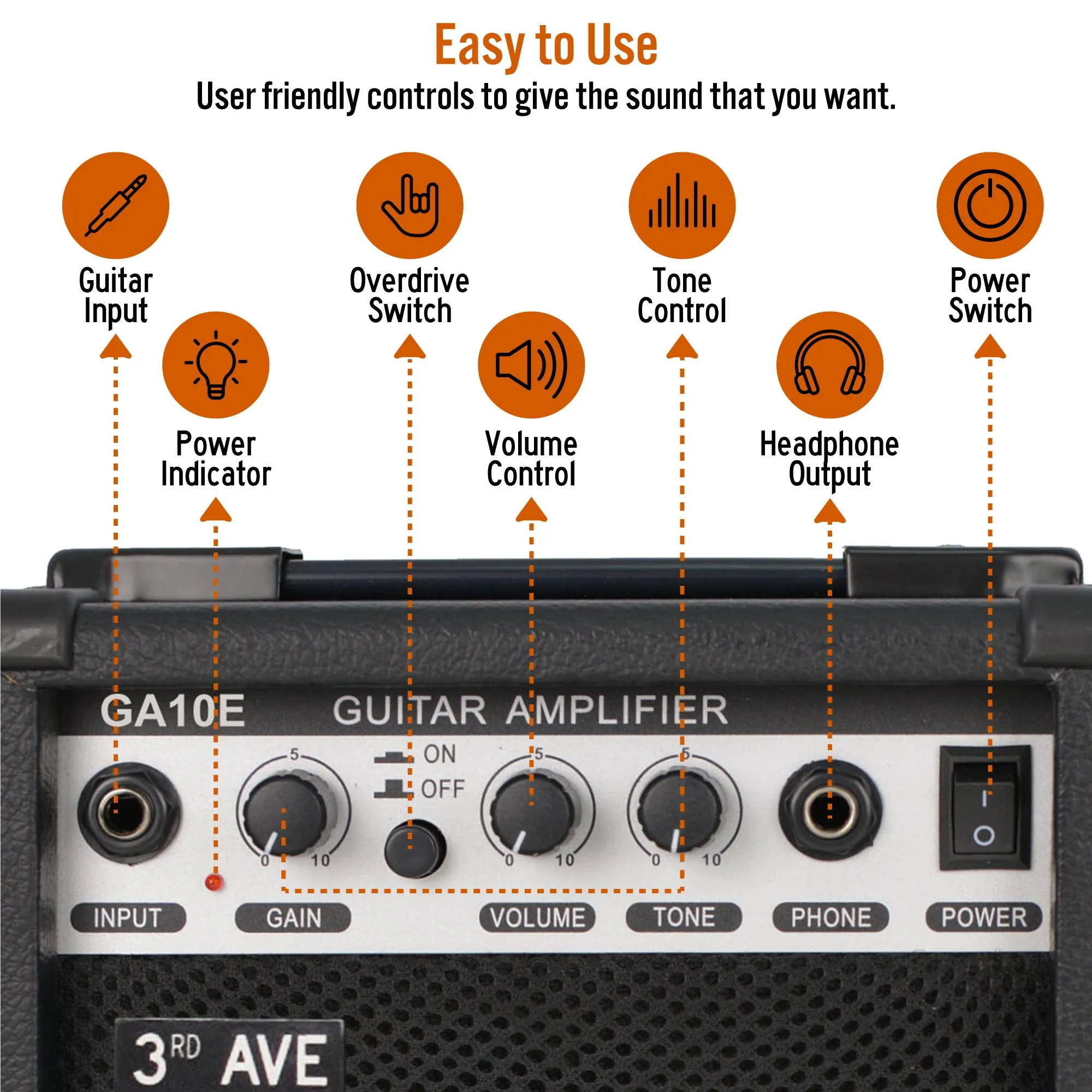 3rd Avenue 10W RMS Guitar Amplifier