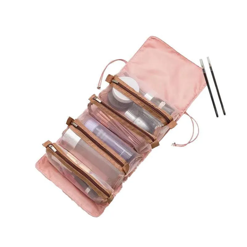 4 in 1 Detachable Makeup Storage Bag 1PC 6Colours