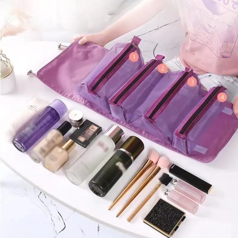 4 in 1 Detachable Makeup Storage Bag 1PC 6Colours