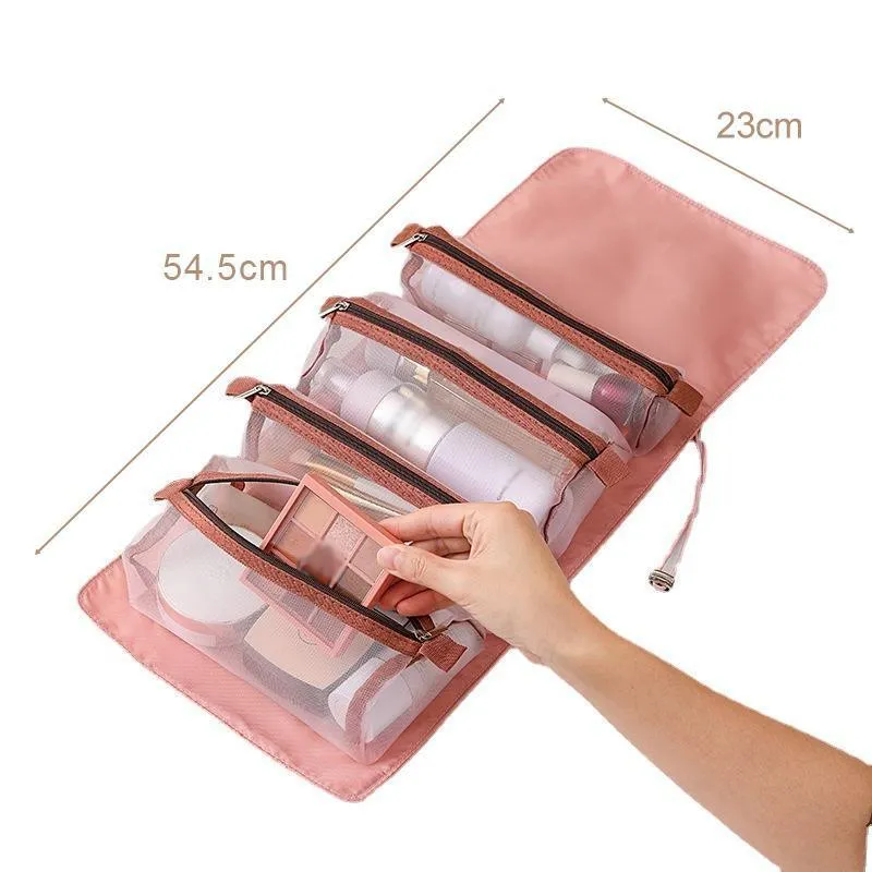 4 in 1 Detachable Makeup Storage Bag 1PC 6Colours
