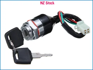 4 Wires Ignition Key Switch for Pit Dirt Bike ATV Quad Go Kart