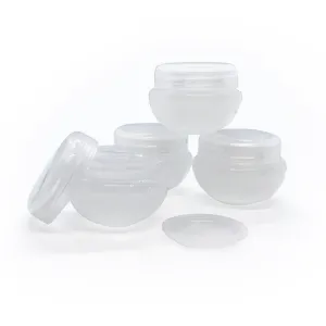 5ml Cosmetic 'Mushroom' Jars with Shive & Lid