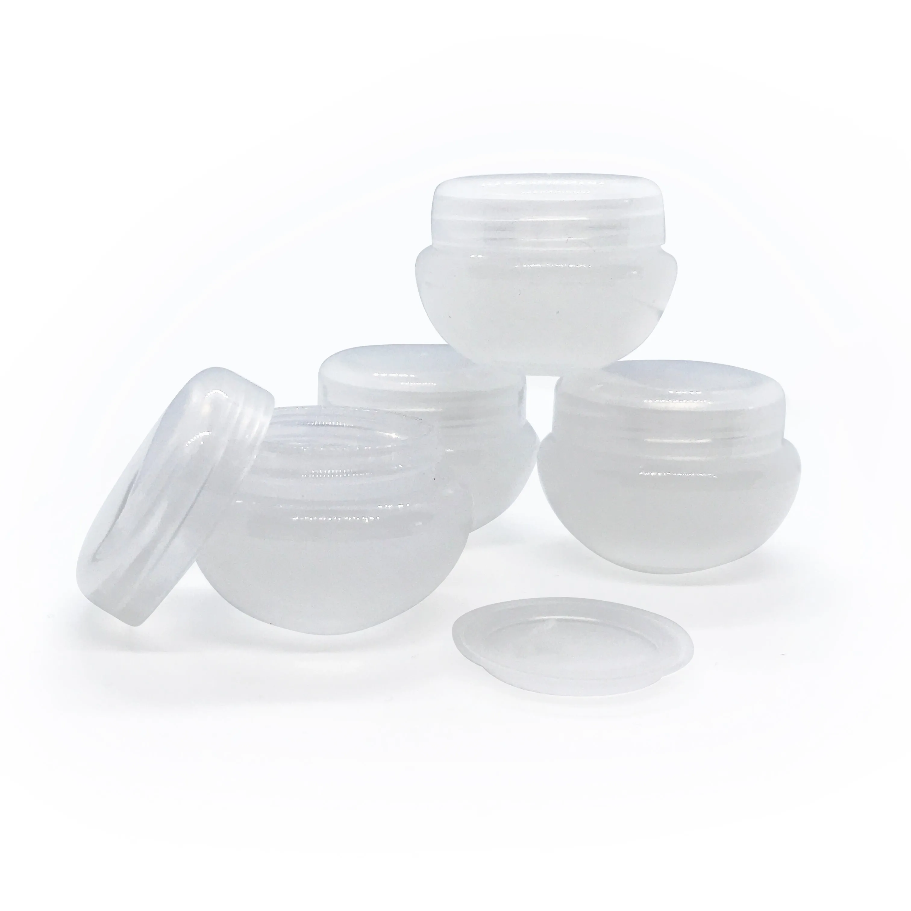 5ml Cosmetic 'Mushroom' Jars with Shive & Lid