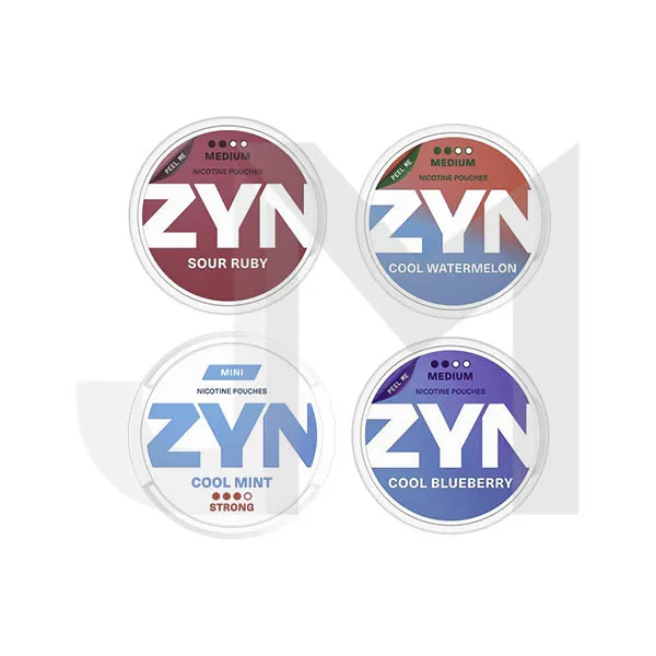 6mg ZYN Medium Nicotine Pouches - 21 Pouches