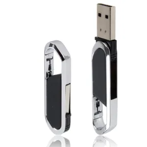 8GB Metallic Keychains Style USB 2.0 Flash Disk (Black)   Lead Time: 2~5 Days.