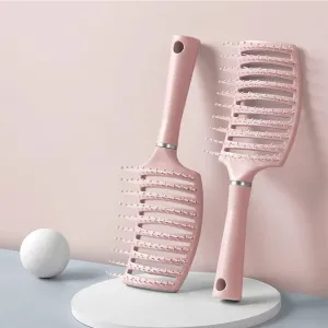 9-Row Anti-Static Heat Resistant Hair Brush
