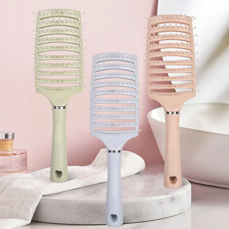 9-Row Anti-Static Heat Resistant Hair Brush