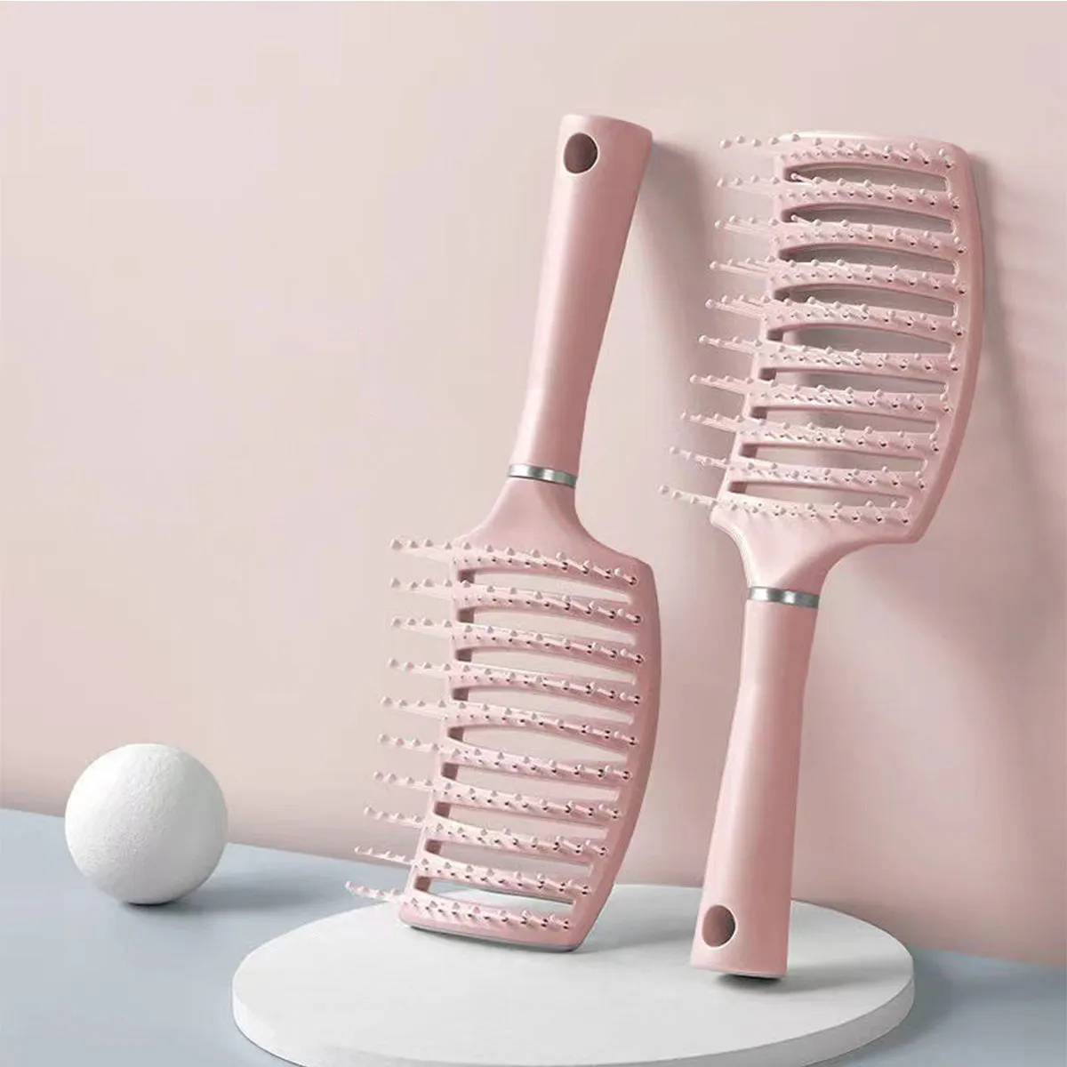 9-Row Anti-Static Heat Resistant Hair Brush