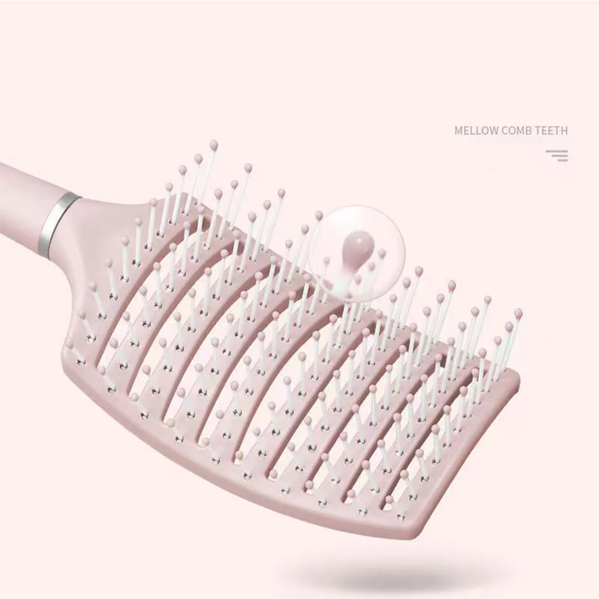 9-Row Anti-Static Heat Resistant Hair Brush