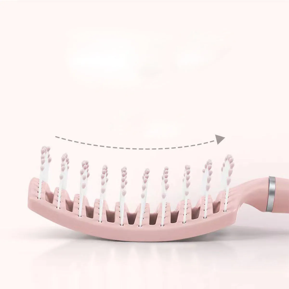 9-Row Anti-Static Heat Resistant Hair Brush
