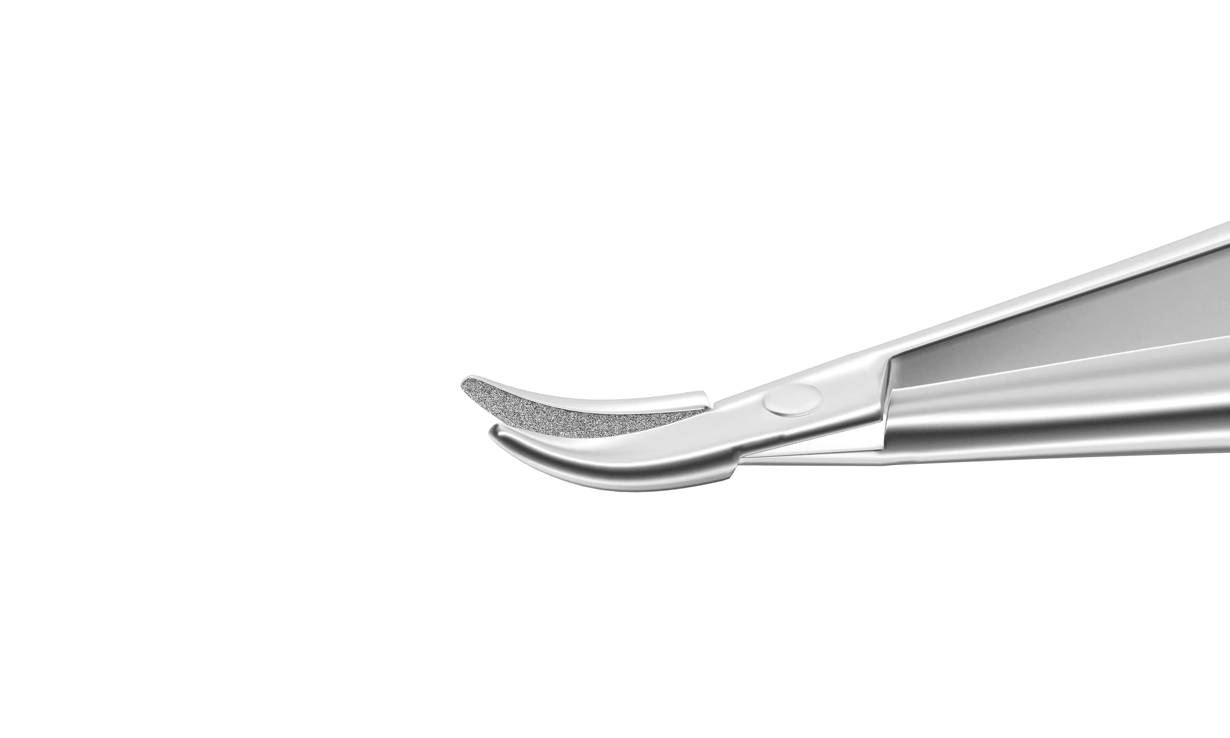 999R 8-031S Barraquer Needle Holder, 12.00 mm Standard Jaws, Curved, without Lock, Medium Size, Length 115 mm, Stainless Steel