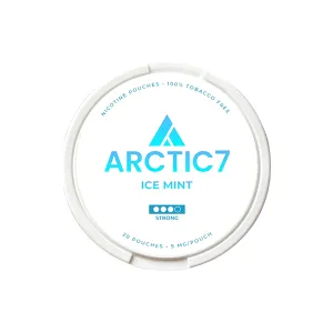 9mg Arctic7 Ice Mint Slim Nicotine Pouches - 20 Pouches