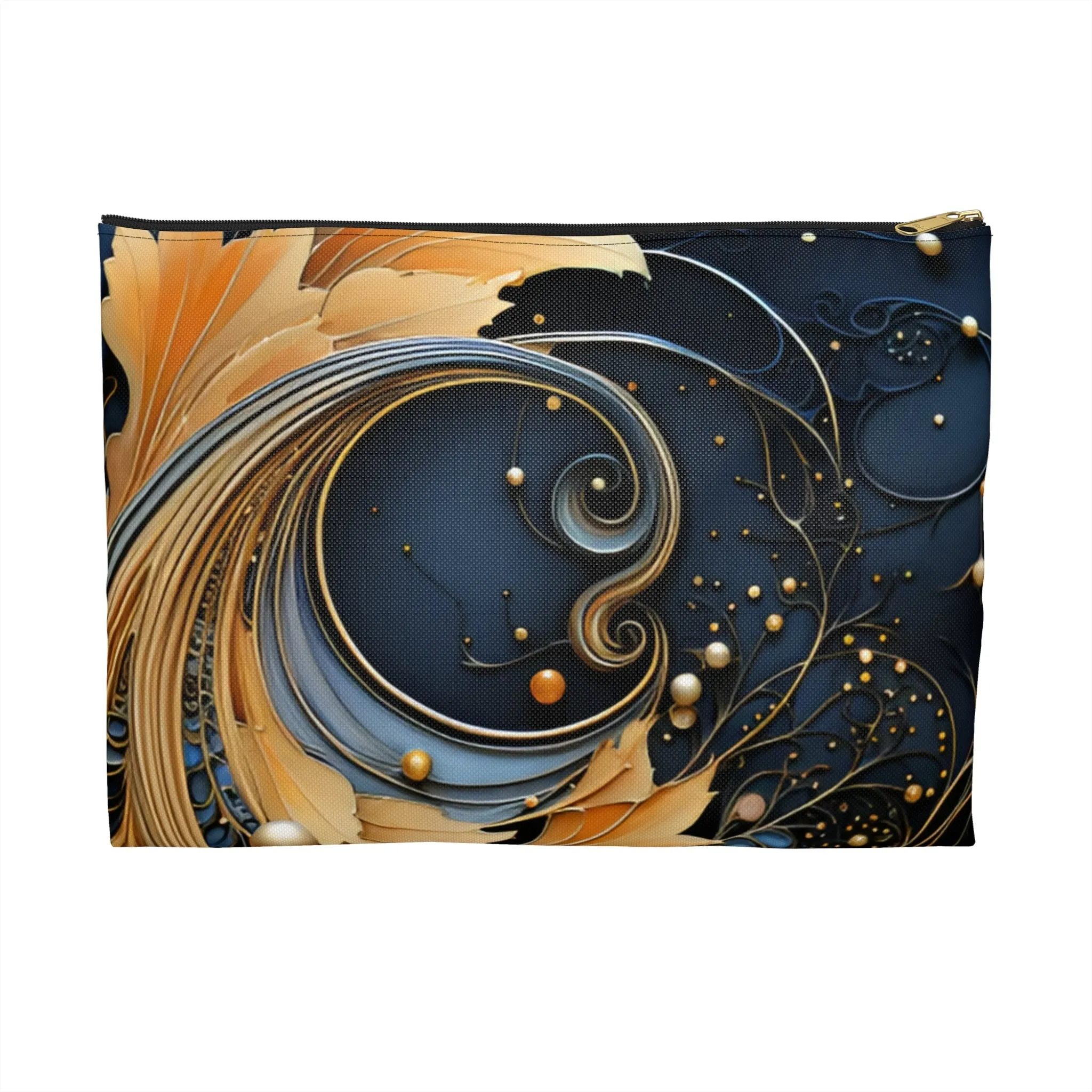 Abstract Mystic Swirls Cosmetic Travel Bag