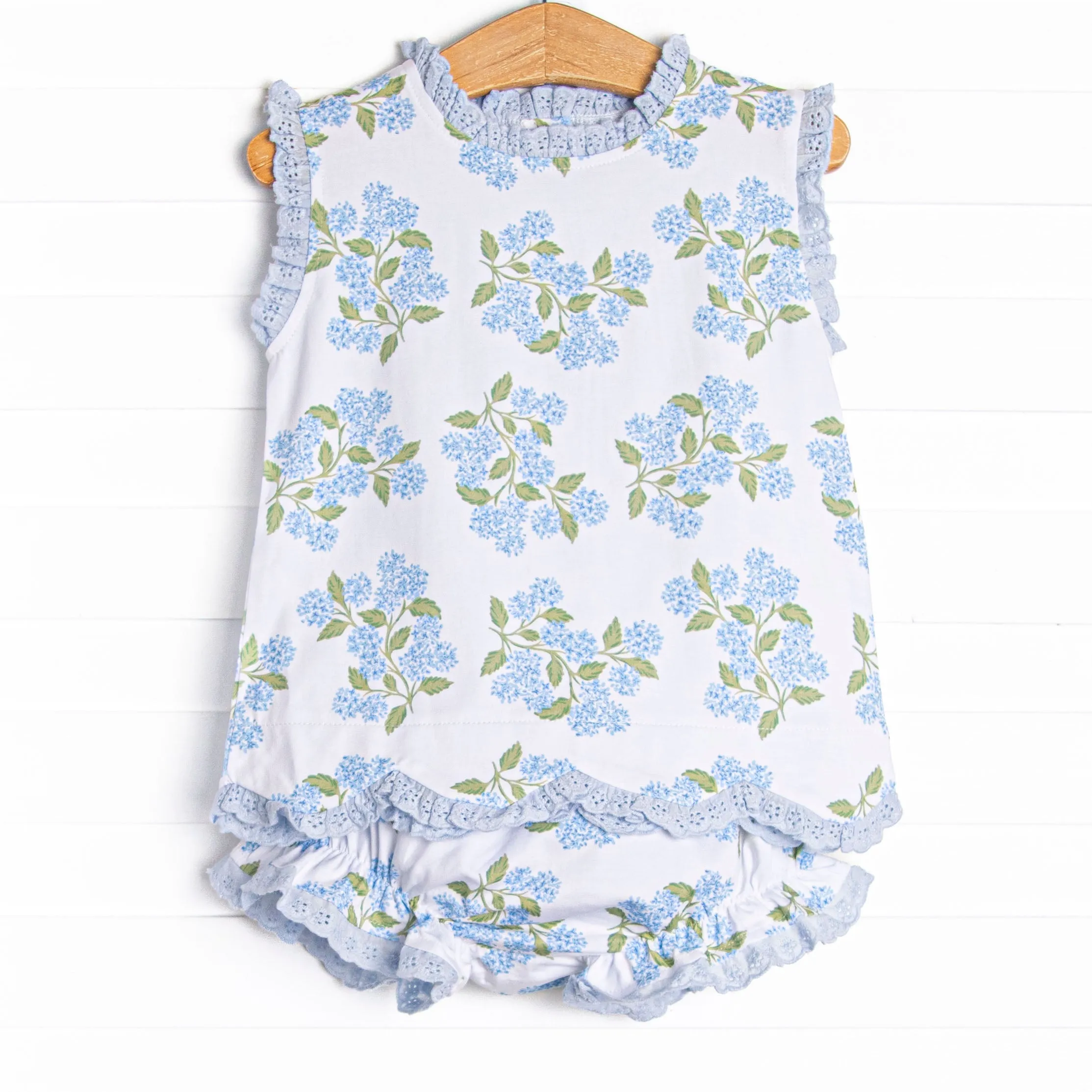 Abundant Arrangement Diaper Set, Blue