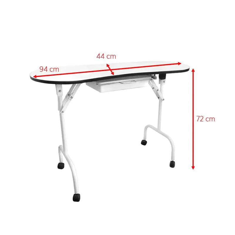 ACTIVESHOP Folding desk 4031 white   bag