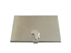Africa Map Shape Business Card Holder