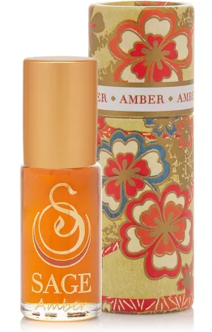 Amber 1/8 oz Perfume Oil Concentrate Roll-On by Sage