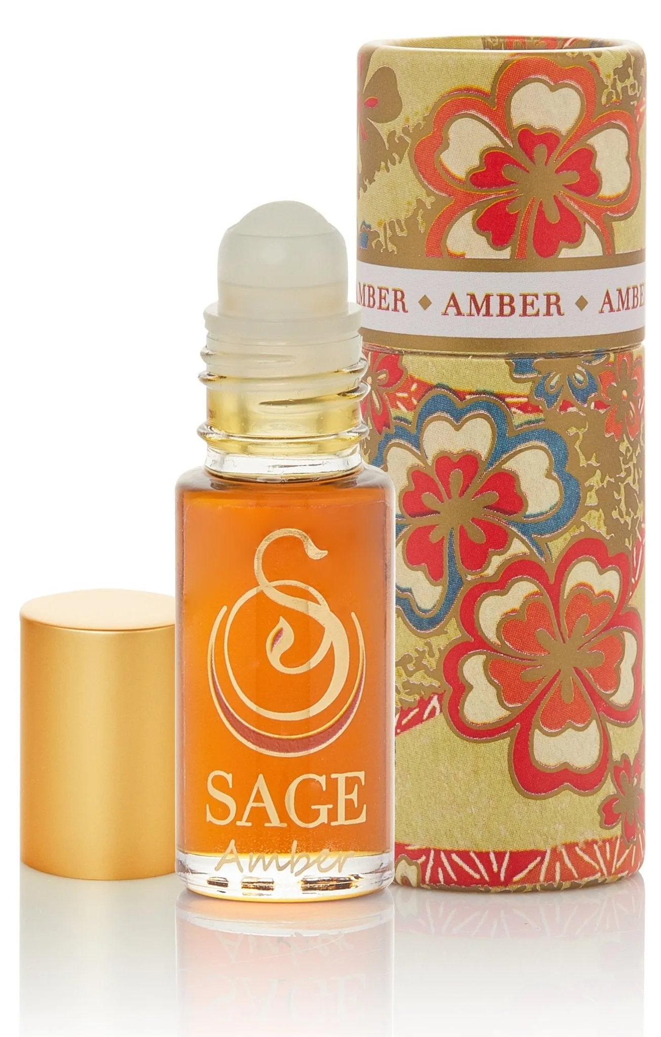 Amber 1/8 oz Perfume Oil Concentrate Roll-On by Sage