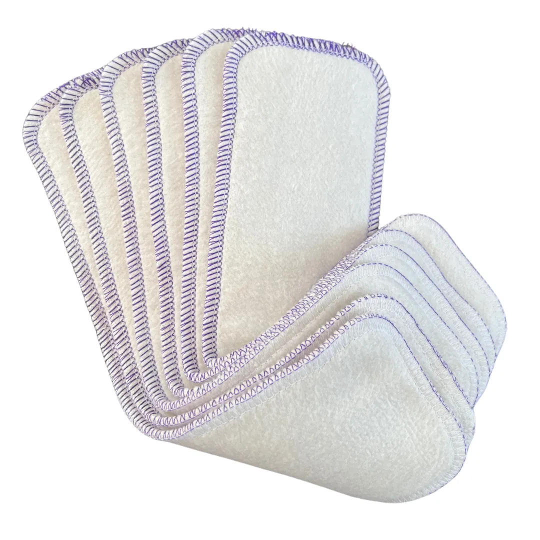 AMP Diaper Absorbency Booster (3 Layer Hemp) - Purple Trim