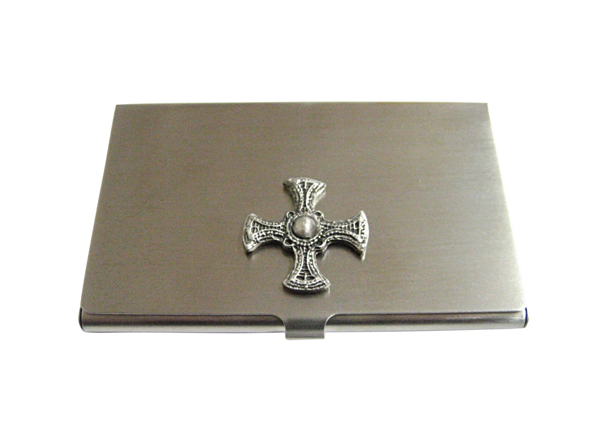 Ancient Celtic Cross Business Card Holder