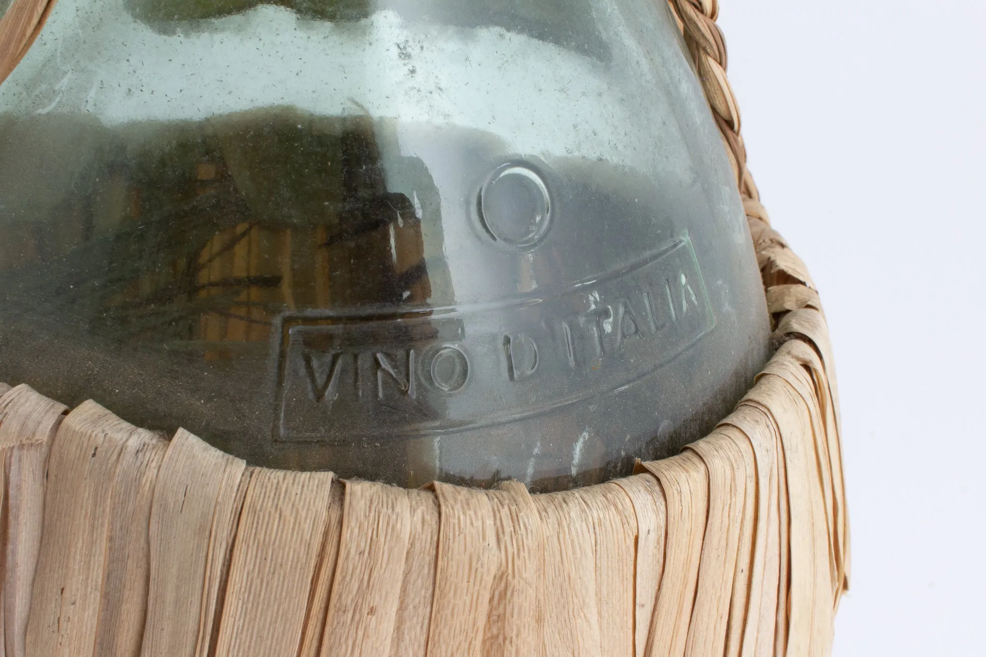 Antique Italian Ruffino Chianti Bottles
