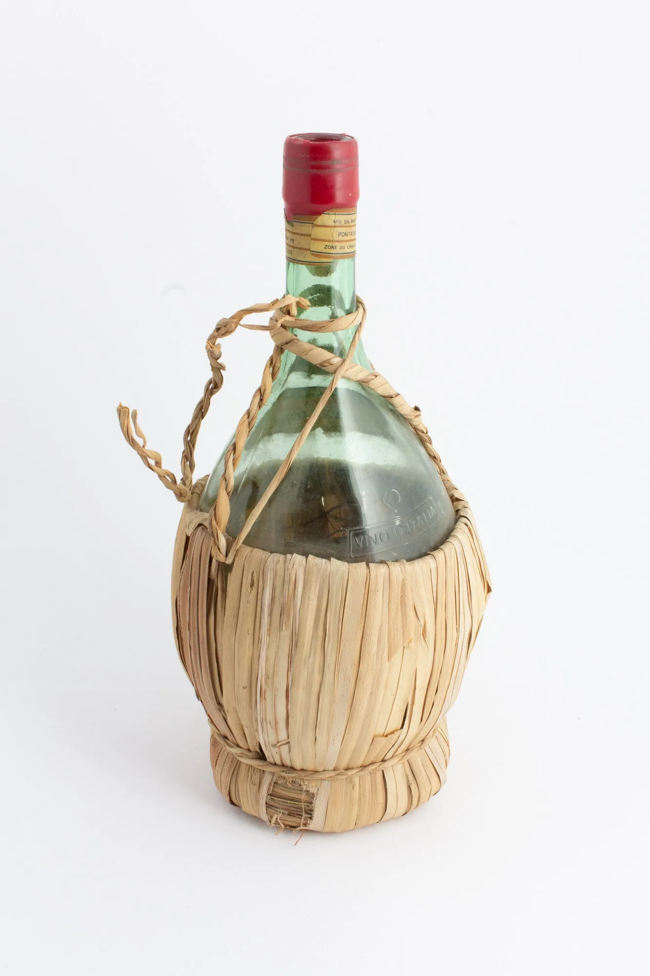 Antique Italian Ruffino Chianti Bottles