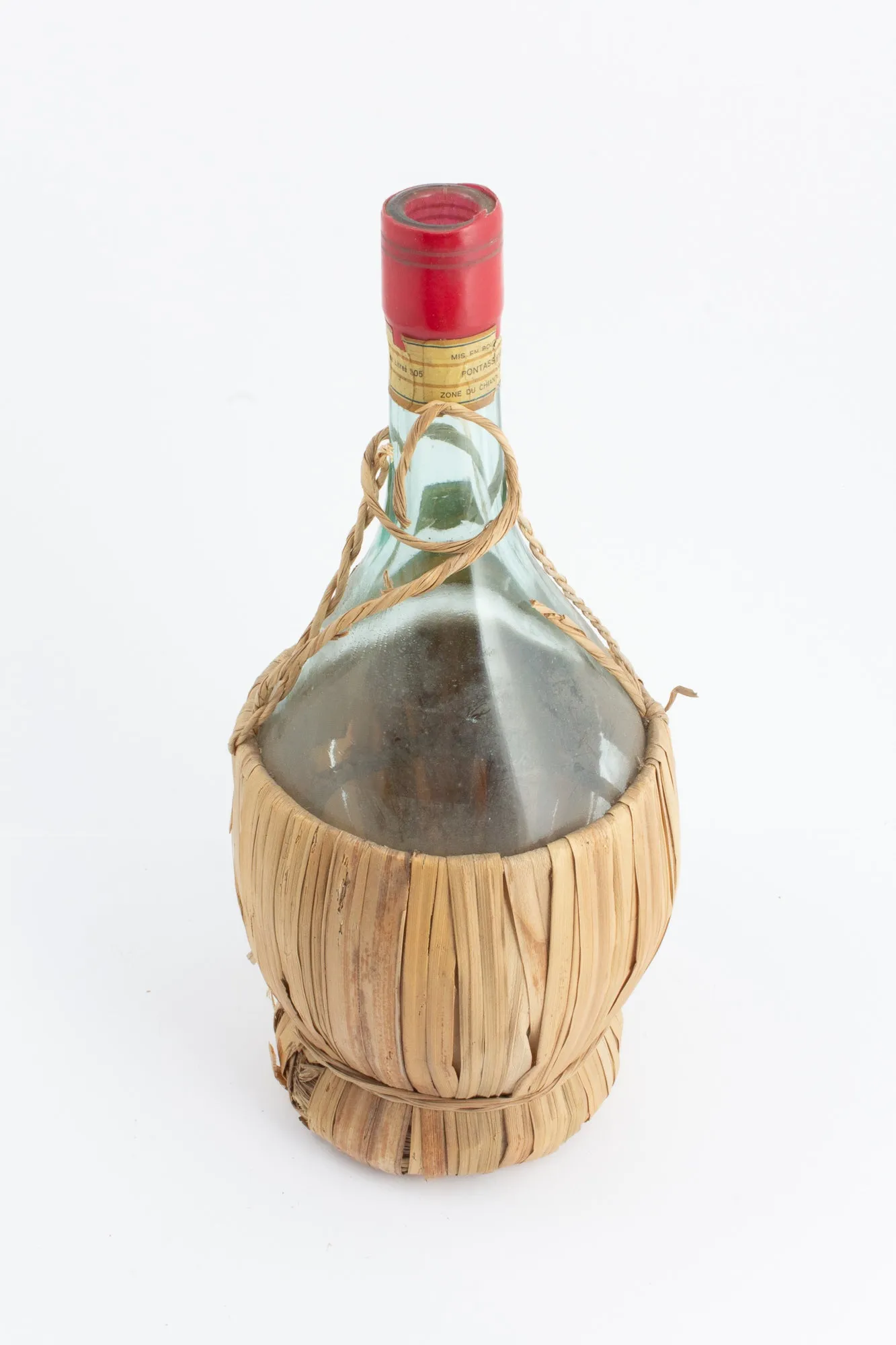 Antique Italian Ruffino Chianti Bottles