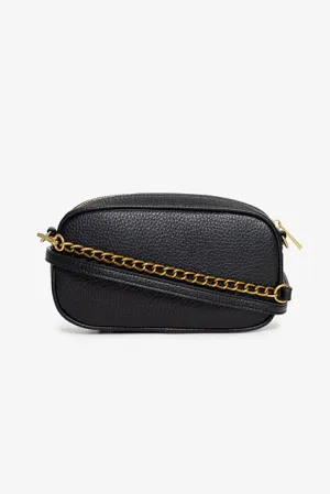 Antler Bronte Bag | Black & Tarnished Gold