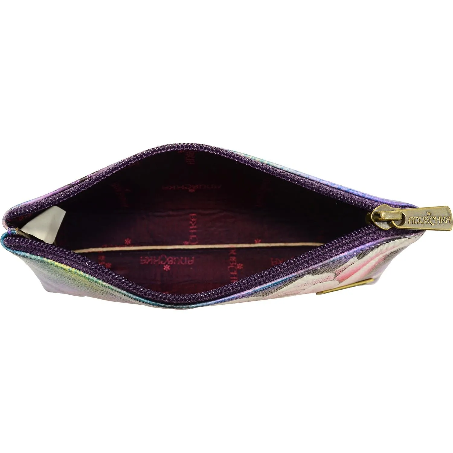 Anuschka Cosmetic Case Magnolia Melody Leather