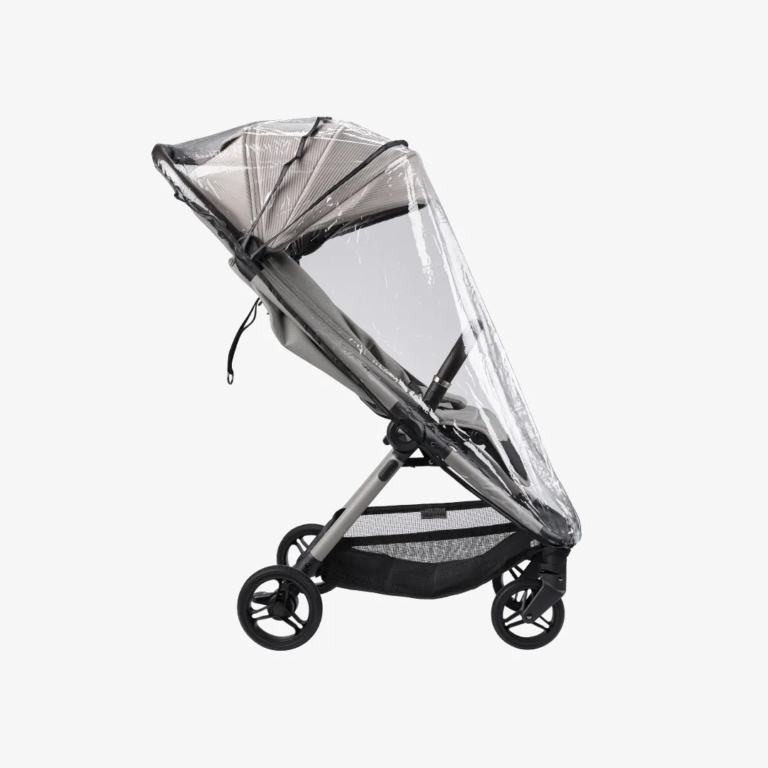 Auto Fold Compact Stroller Bundle - Almond
